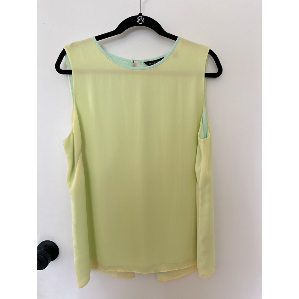 Ted Baker Bicolor Sleeveless Blouse